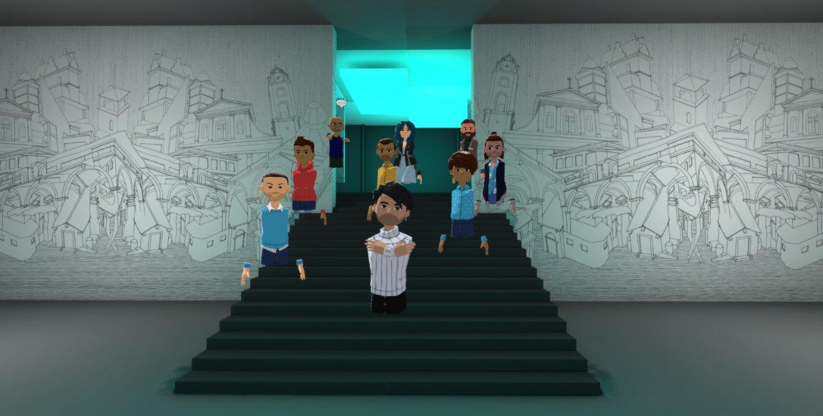 meetaverse's tweet photo. Working in a new expo in @AltspaceVR, mixing #architecture and #videogames. In association with @FundacionArquia @etsagr @CanalUGR @iccgob @etermax https://t.co/wGy7QSQS6E