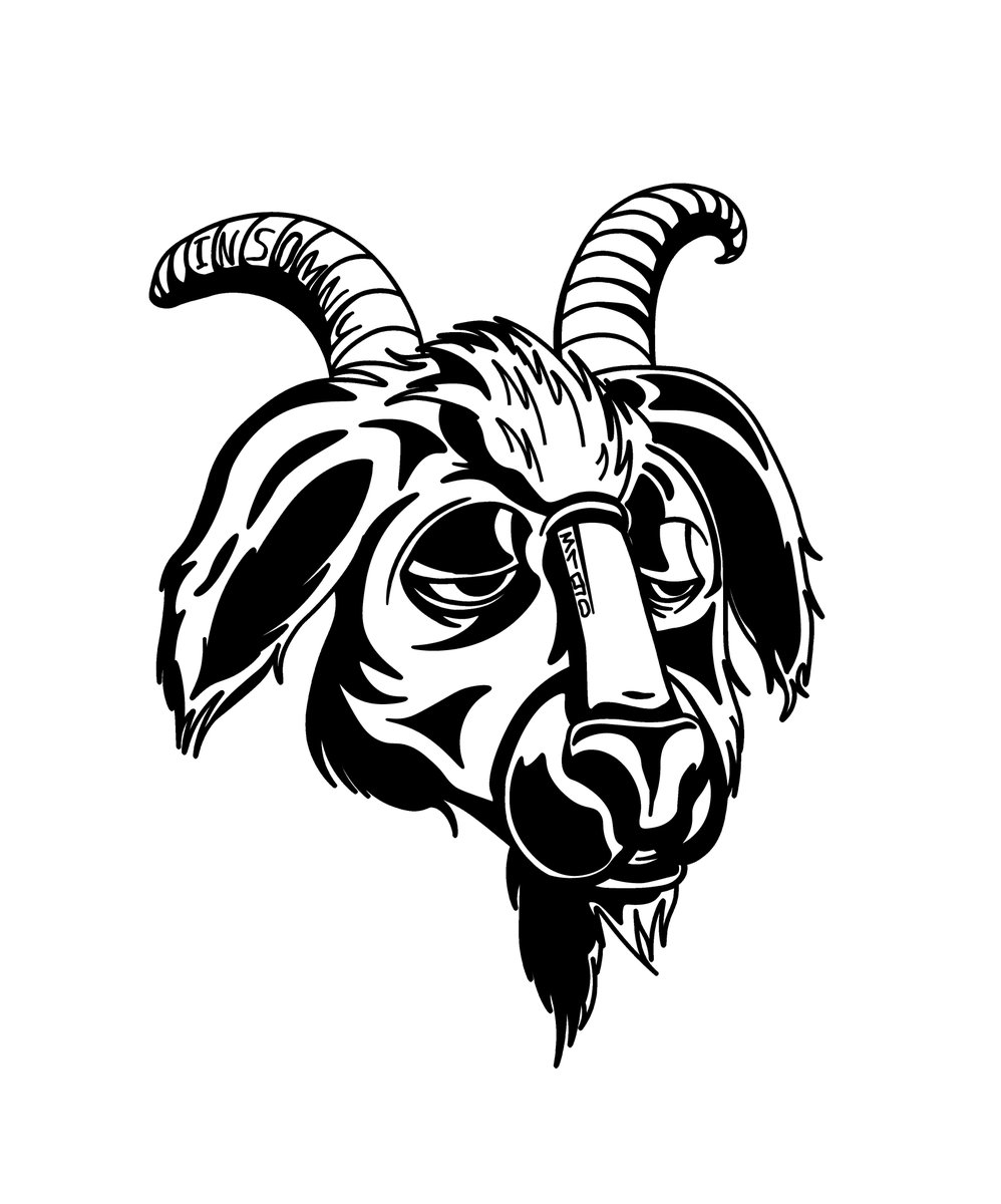 ast_kird's tweet photo. Fan arts of 
@GreatGoatsNFT
This one would be a nice idea for a tattoo, ain't so?🙄
#nft #crypto #ethereum #solana #art #fanart #follow #crazy #streetart #adobe #vsco #tattoo https://t.co/HWulYaGojj