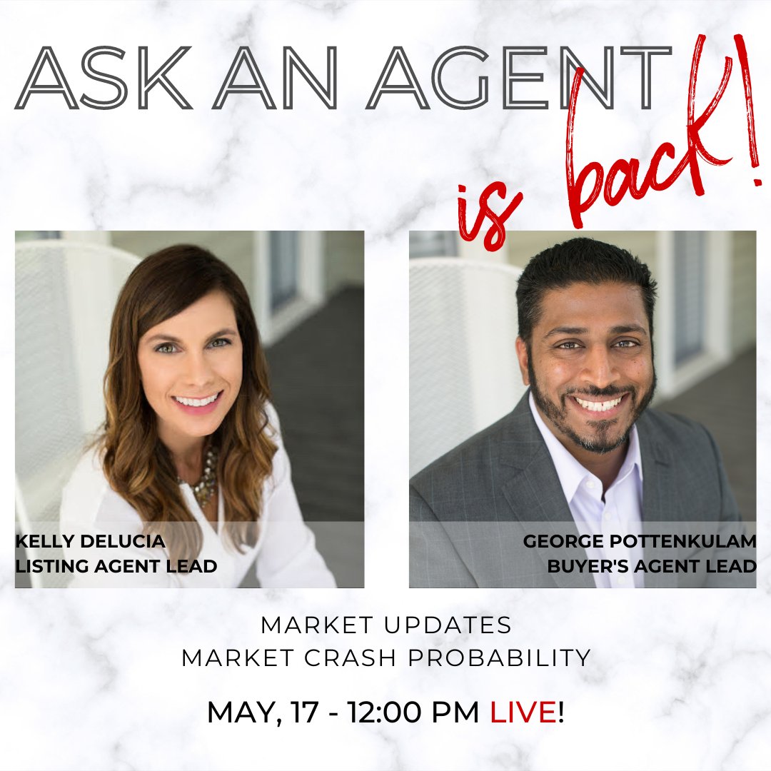 IT IS BACK!
@ and @ will go LIVE on May, 17th at 12:00 pm 📅

Let us know if you have any specific questions we should address (retweet) 🚀👇

#realestatetips #realestatetips101 #realestatetipsoftheday #realestatetipsandadvice #realestatetipsandtricks #realestatetipsforbuyers