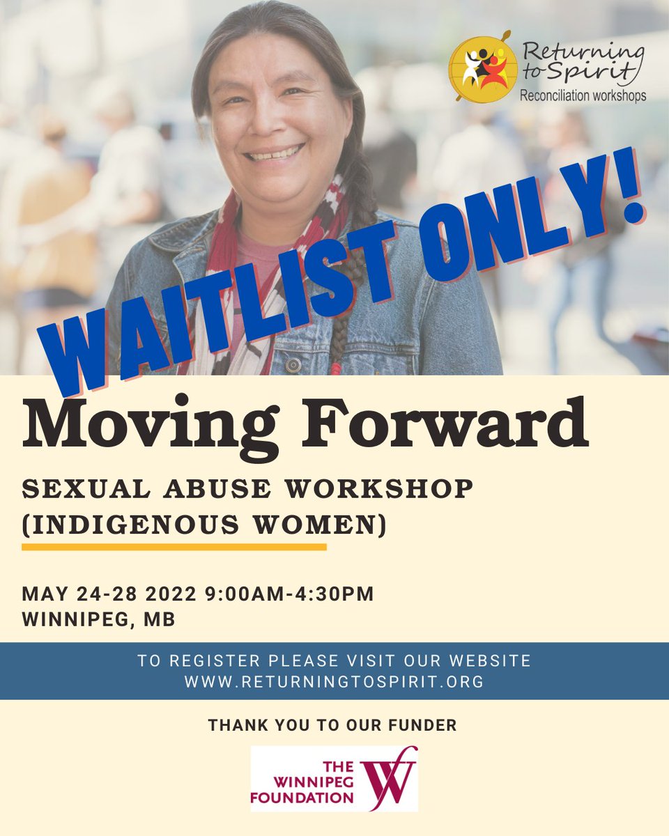 RTSCanada's tweet photo. Wow! Thank you to everyone who has already registered for Moving Forward! To be added to our waitlist please visit https://t.co/v1fVqtrx1n What a beautiful thing to see people ready for healing & connection! #winnipeg #wpgevents #canada #indigenous #reconciliation #community https://t.co/shrIxmqdcN