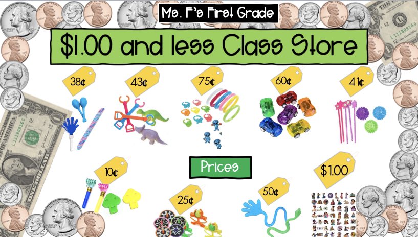 Cass_Francois's tweet photo. And the money unit is a WRAP! Ss demonstrated what they learned by purchasing items, counting and adding coins. @CannellaElem #teacherdiaries #confessionsofafirstgradeteacher
#SOAR #comets #cannellacomets #firstgradediaries #strongertogether https://t.co/zKzbfIKnQn