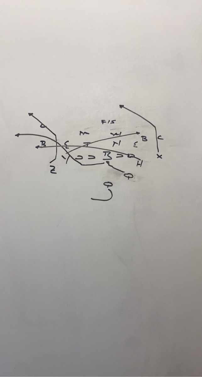 board4plays's tweet photo. To a flexbone look and then out of it. One more exam and then the first year of law school is over. It’s Contracts on Thursday. Ton of thanks for @CoachIvany for his help with my second semester advice and helping me keep things in perspective #4toscore https://t.co/ZxTVDjukIP