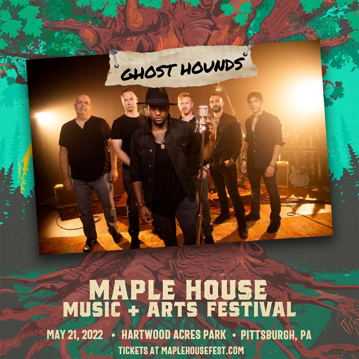MapleHouseFest's tweet photo. Pittsburghโs very own @GhostHounds will be taking the #MapleHouseFest stage May 21st! The blues โnโ rock band has a new album, You Broke Me, dropping this Friday! https://t.co/mPOs5eBN0Z
