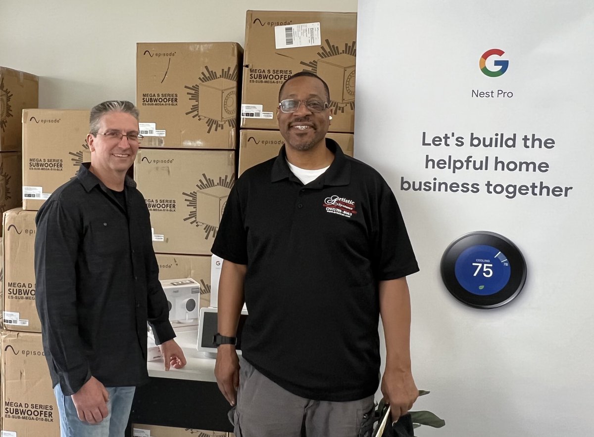 NuTechGroup's tweet photo. We had a successful grand opening event for the @Snap_One_ /MRI in Rockville, MD. It was great to see all the dealers and thank you to everyone who attended and won a giveaway. 
 
#GoogleNest #PureTechAlliance #NuTechGroup #AVTweeps @googlenest @madebygoogle https://t.co/seZgWNn4B2