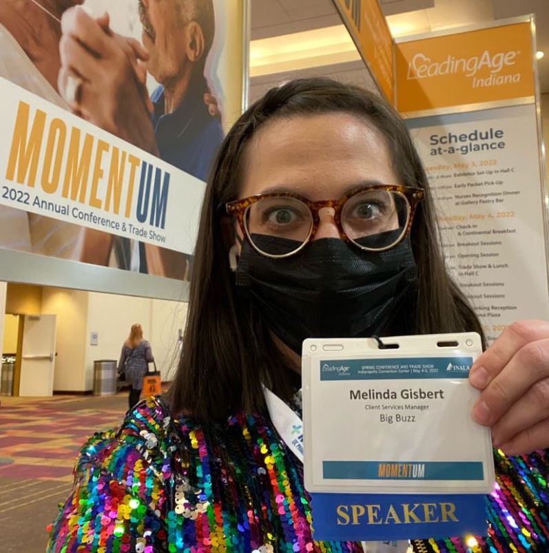 We are very proud of Melinda for speaking at LeadingAge Indiana's 2022 Annual Conference &amp; Trade Show!

#LAIN22 #seniorlivingmarketing #healthcaremarketing