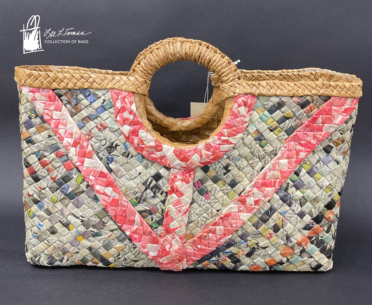 131/365: The Indigenous Peoples of the Philippines have a long tradition of creating woven baskets. This contemporary variation on the handicraft substitutes the traditional bamboo, palm, or vine with newspaper. It was made in Alcoy, a municipality of Cebu.