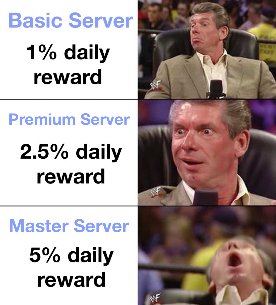 servertech_io's tweet photo. If you want to enjoy your rewards before having a heart attack, maybe you shouldn't go too big with the Master Server 🤯 https://t.co/n3ypR6hpUu