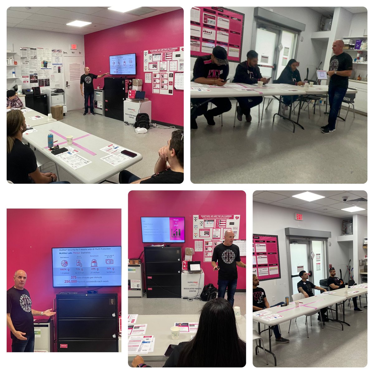 Great P360 workshop today with <a href="/GGuerra305/">GeorgeGuerra</a> as part of our Feature Revenue Improvement Plan. It was a great time with some of our top contributors, expect great results from Palm Beach South! <a href="/pattyc101/">Patty Barbosa</a> <a href="/em_martinez9/">Em Martinez</a> <a href="/cjgreentx/">Chris Green</a> <a href="/TMobile/">T-Mobile</a> #PBSEMpire #FloridaSouth #WinTogether