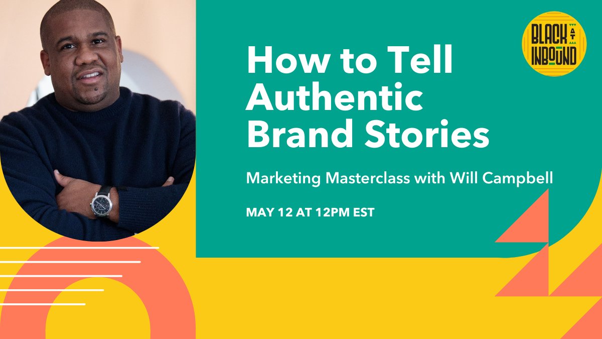 Our very own CEO, Will Campbell, will join <a href="/HubSpot/">HubSpot</a> to offer a free, virtual Master Class on How to Tell Authentic Brand Stories. It's happening this Thursday, May 12, 9:00a PST. Learn more about the event and register here: bit.ly/3KXmdt5