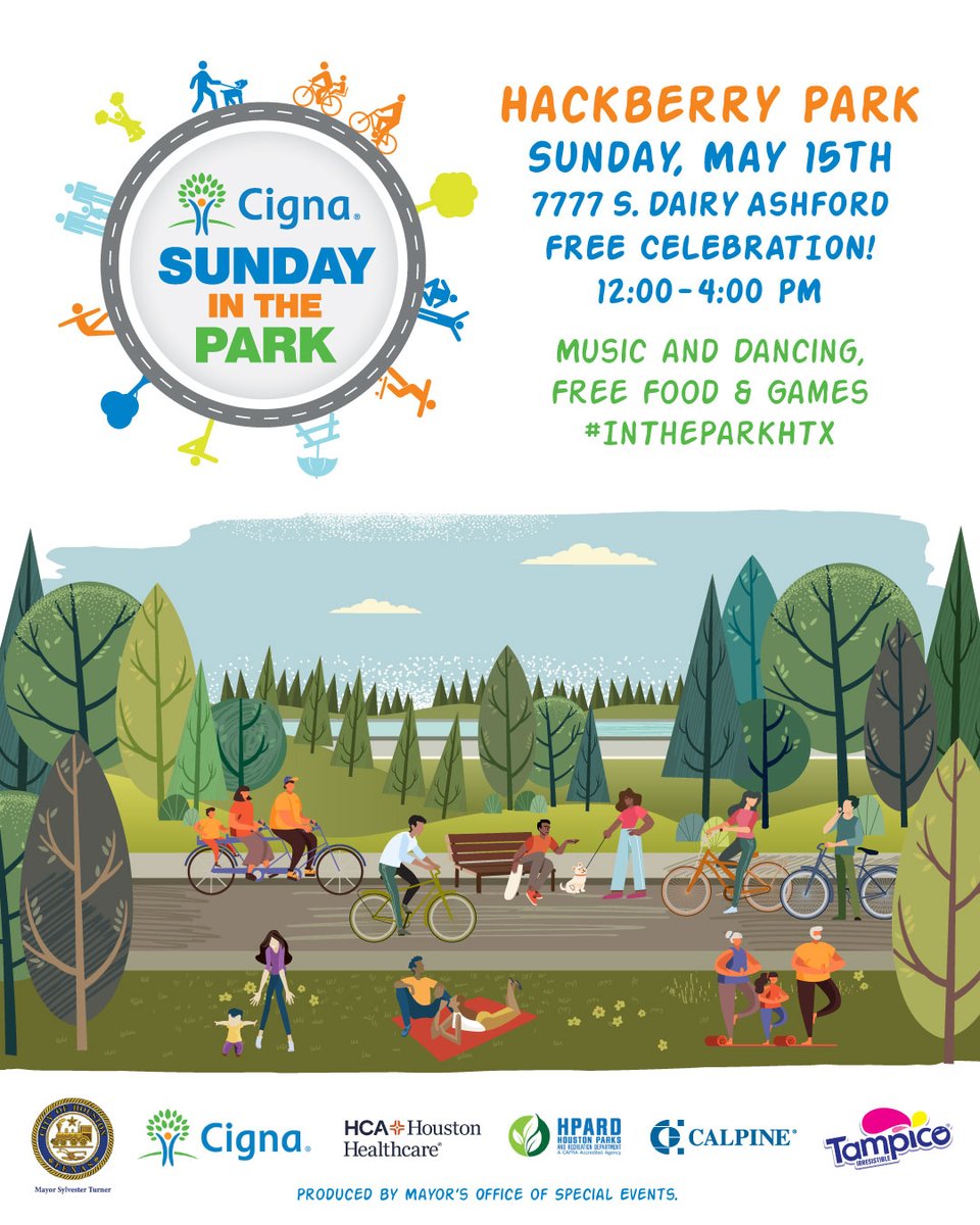 HoustonTX's tweet photo. We'll see you this Sunday!! #InTheParkHTX⬇️
🥰🌳🚵🏾♀️⛹🏾♀️ https://t.co/LmWlB7MvPm