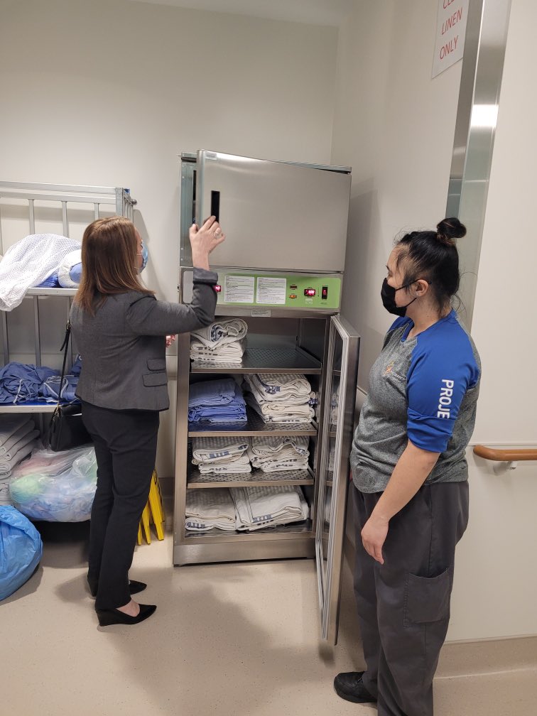tracey_tapper's tweet photo. Mrs. Balogh, thank you for your visit today and your willingness to wear a hairnet. Way to go! https://t.co/CeHAqLZ2OK