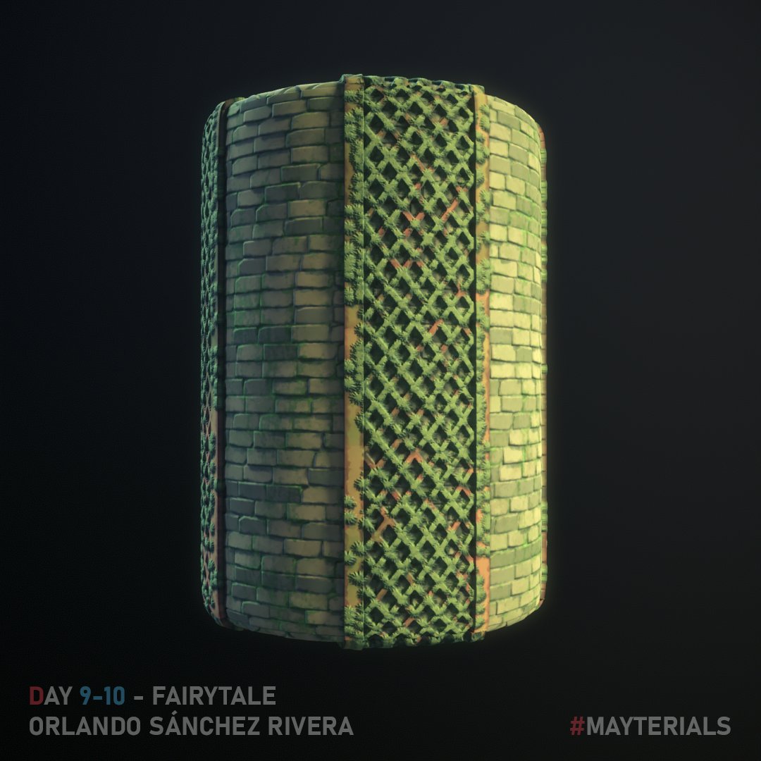 Prompt 5 - Fairytale, Days 9-10
When i saw the prompt, this is the first thing that came to mind!

<a href="/TheClubDiscord/">The Club</a>
#Mayterials #MadeWithSubstance #SubstanceDesigner