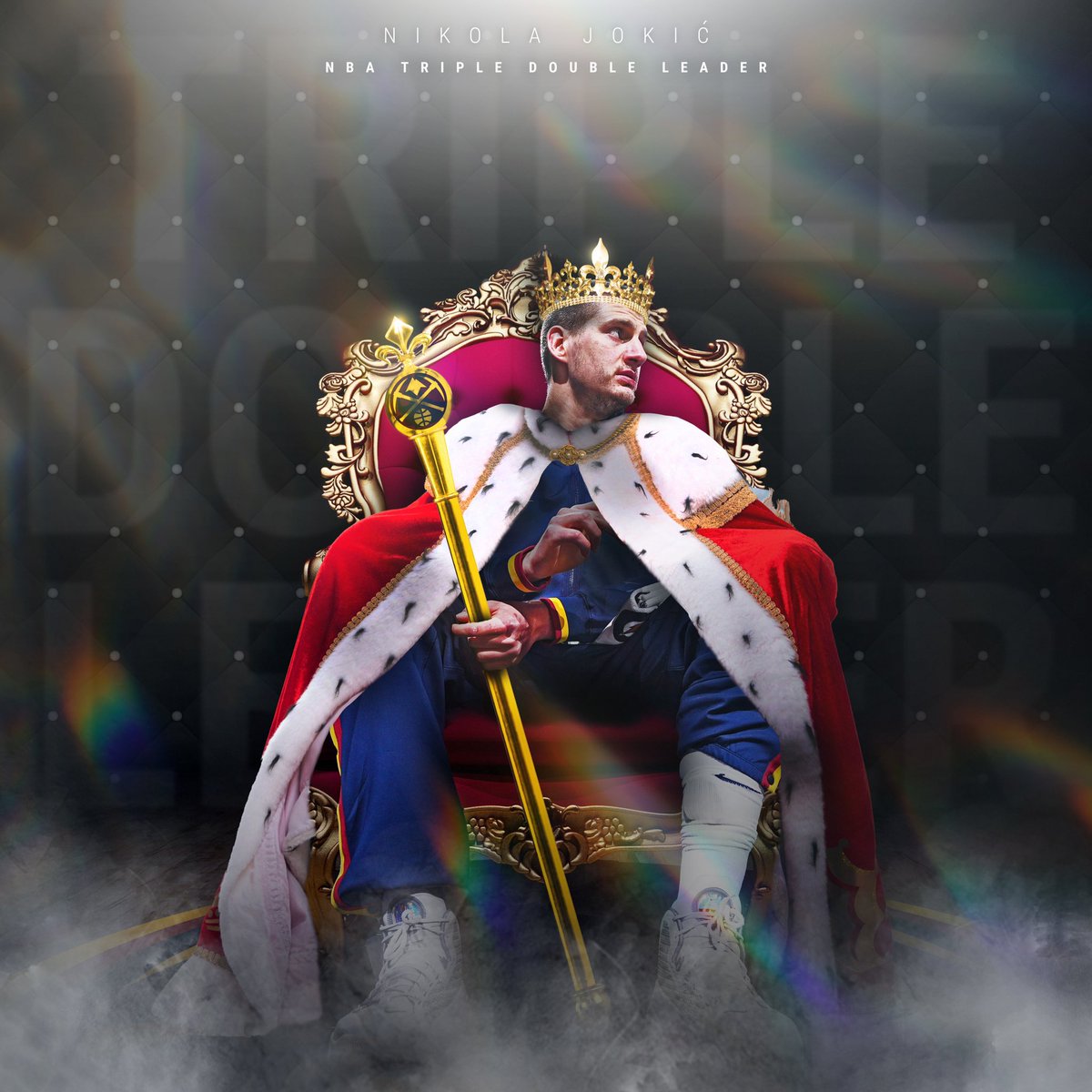 EMoney_14's tweet photo. Just letting y’all know I’m alright. But also #back2backMVP #MileHighBasketball https://t.co/t2kdqsfc5P