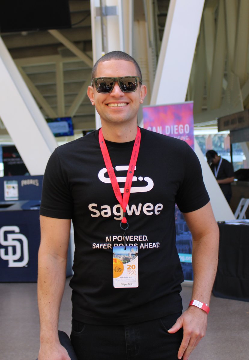 REC_SDMiramar's tweet photo. Filipe Brito CEO and Founder of @Sagwee, an AI traffic safety management platform, and @REC_SDMiramar student founder at @CONNECTinSD 's Innovation Day at Petco Park #fivetenthirty. https://t.co/XMIXIEKgIQ