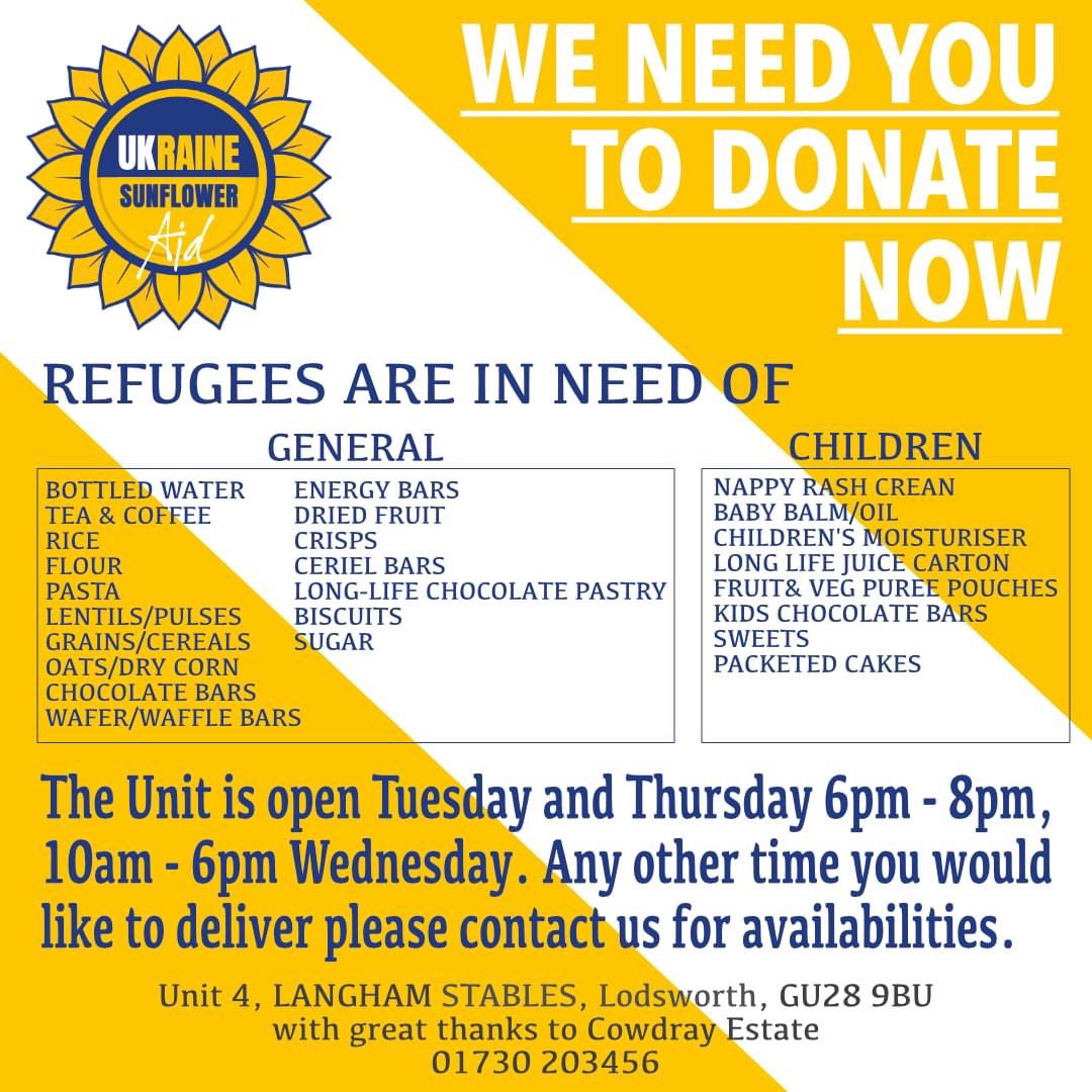 Ukraine Sunflower Aid tweet media