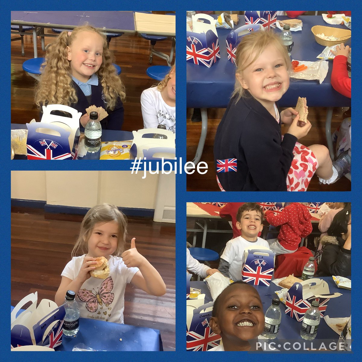 wcp_schoolEYFS's tweet photo. #earlyyears loved their jubilee picnic lunch and learning about the Queen. #jubilee 😋😋😋 https://t.co/FOeq8MhtYP