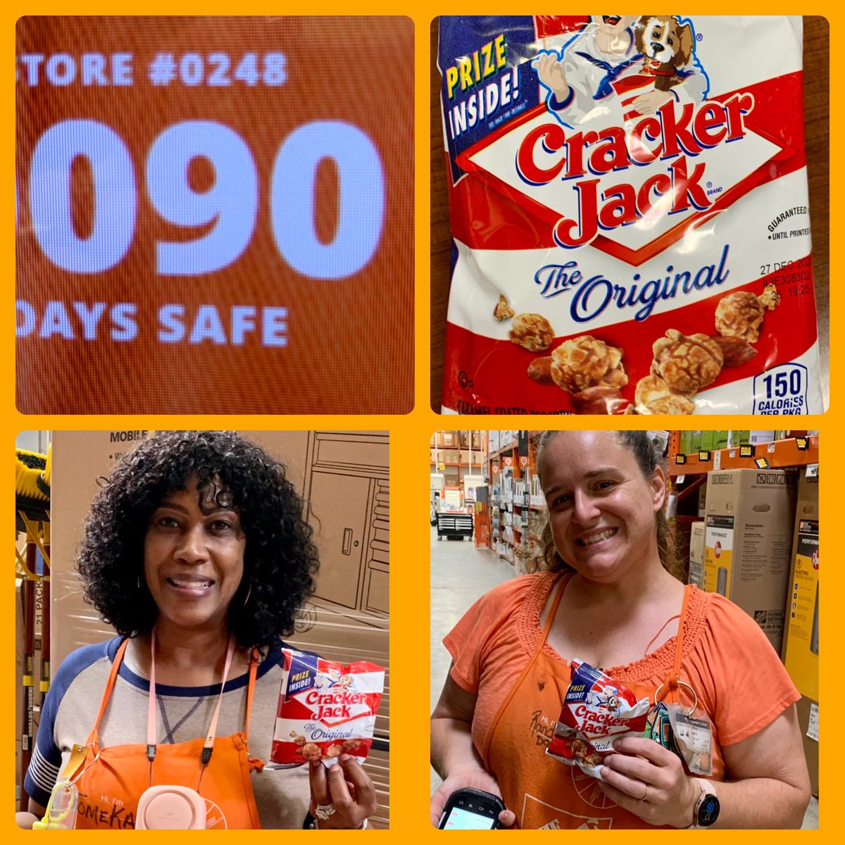 Home Depot 0248 (@0248homed) on Twitter photo Safety takes everyONE! Celebrating 90 days. So proud of our performance! Thank you team! <a href="/CarrieHalas/">Carrie Halas ASDS #0248</a> Safety takes everyONE! Celebrating 90 days. So proud of our performance! Thank you team! <a href="/CarrieHalas/">Carrie Halas ASDS #0248</a>