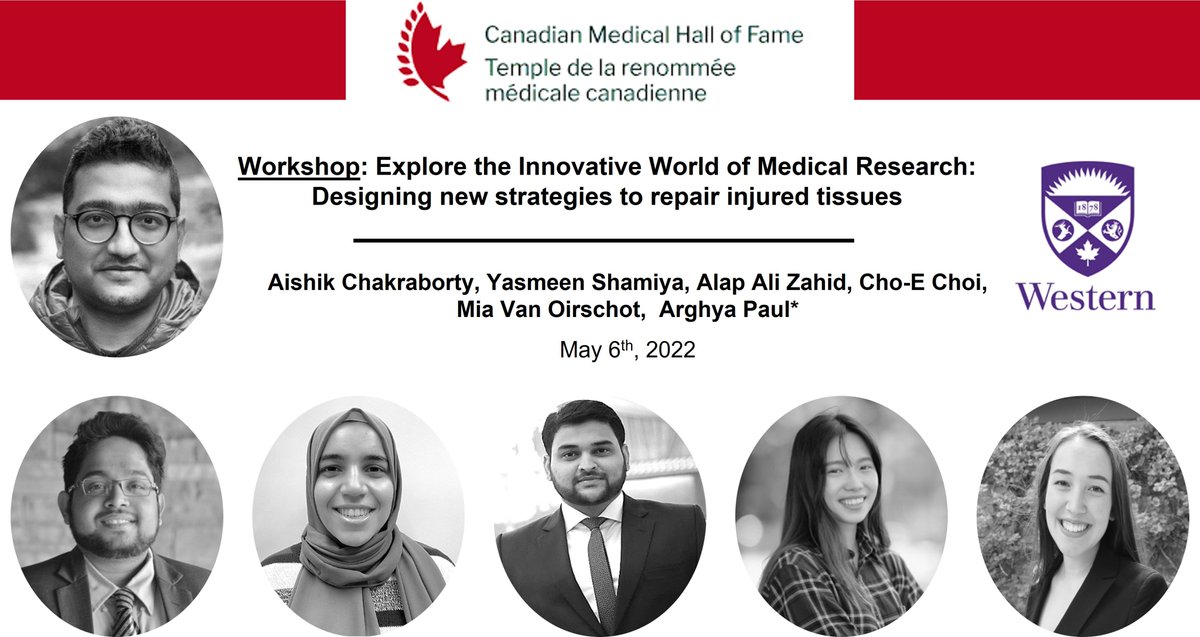 arghya_biointel's tweet photo. Our Lab had such a wonderful fun-filled and engaging Discovery Day @ Western - in conversation with secondary school students aspiring to be future leaders in biomedical science and engineering! @Aishik_ChemE @choe5020 @ZahidAlap . Thanks for the opportunity @CdnMedHallFame https://t.co/PnZIIjtZfz