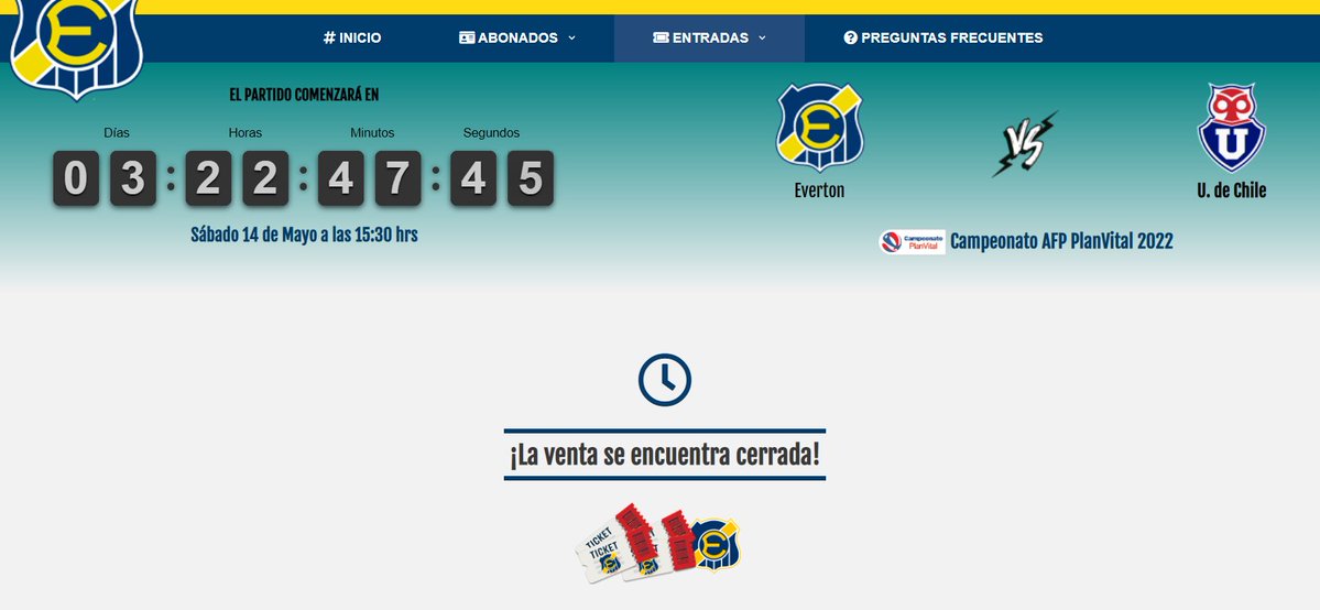 rvgtoco's tweet photo. Sres. de @evertonsadp , estuve ayer en el estadio el Cobre apoyando y ahora voy a Viña, pero veo que está cerrada la venta. ¿Favor pueden comentar? cc @PasiondeCerro @PeraltaFifa @cdmzpalomo https://t.co/cucXq6vRBF
