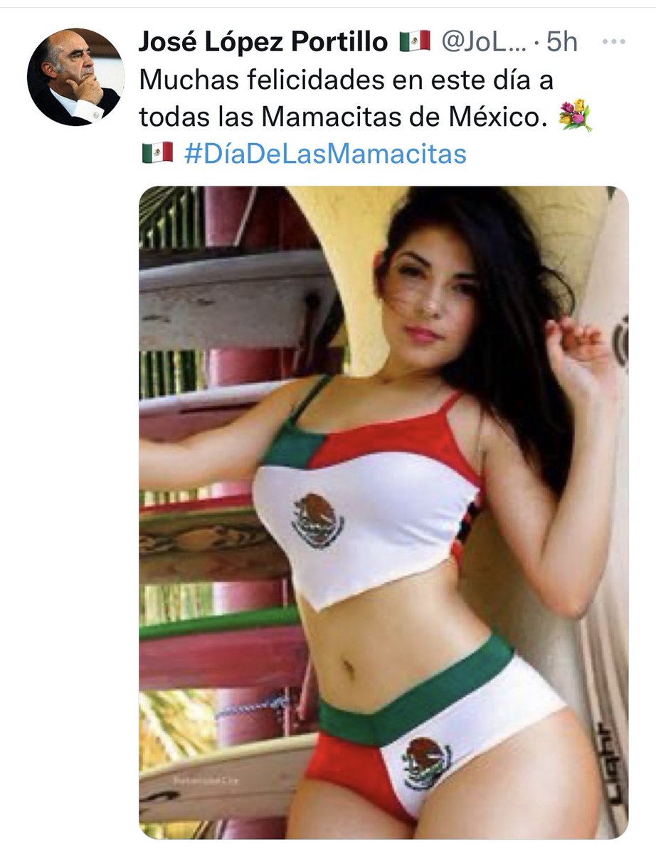 JacoZabludovsky's tweet photo. En una muestra de sensibilidad y amorosa empatía, el señor Presidente @JoLopezPortillo envió hoy desde su cuenta de télex, una felicitación a todas las mamacitas del país.

#24Horas https://t.co/59ovBTHma0