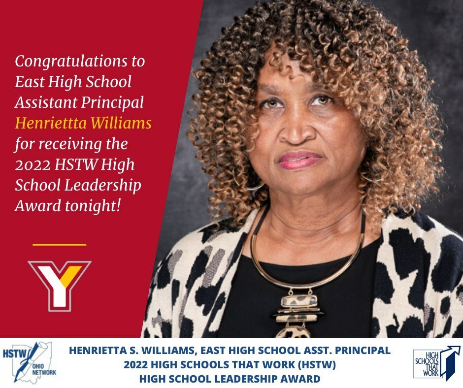 East High School Assistant Principal, Henrietta Williams, will be officially honored this evening as one of five recipients of the 2022 HSTW High School Leadership Award: You Achieved Something Great! She was nominated by East High School Principal Debra… instagr.am/p/CdZBjYaFKbo/