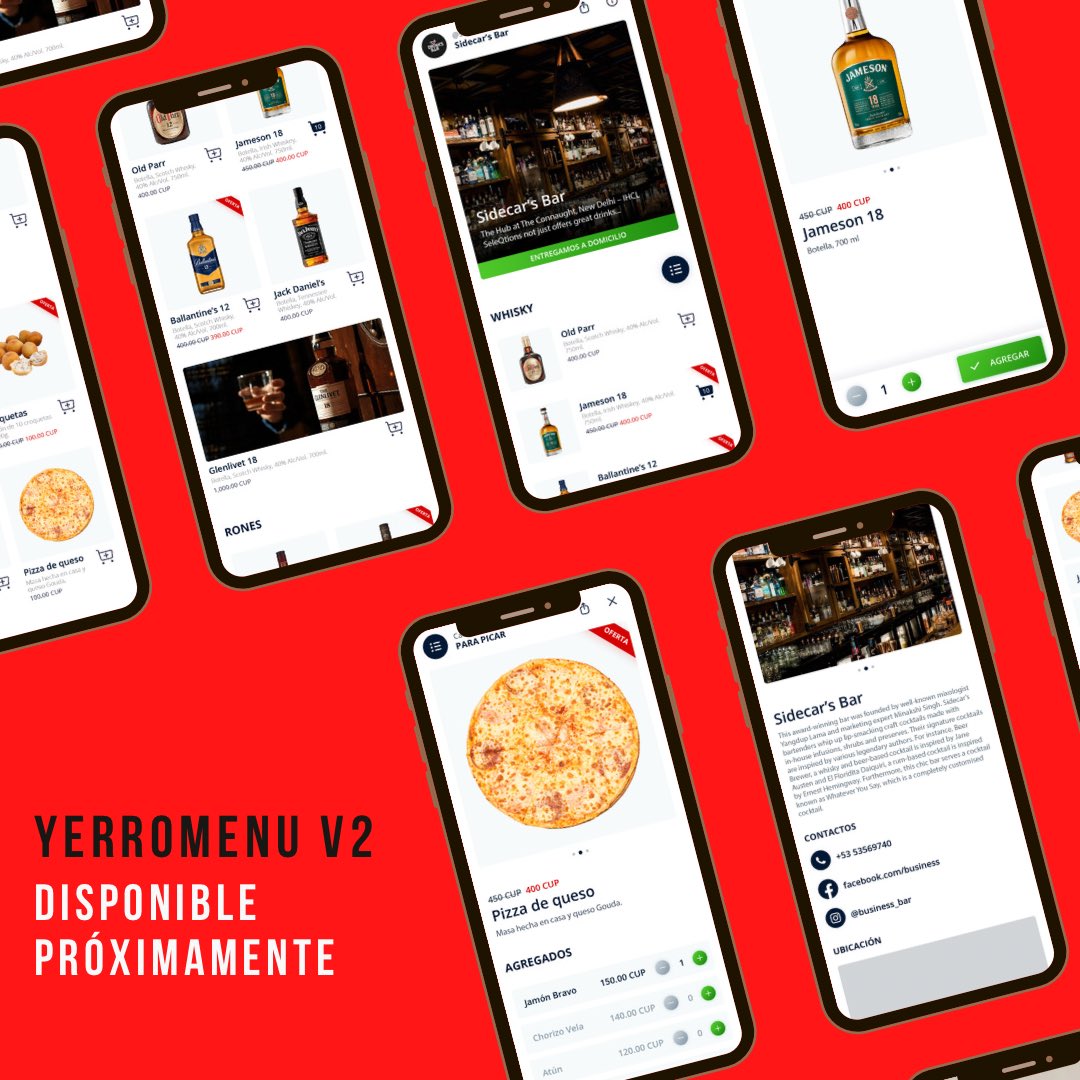 jeandybryan's tweet photo. En esto anda #elyerroapps ahora mismo, V2 del tan querido #yerromenu, más de 50 negocios se sostienen sobre nuestra plataforma. https://t.co/01U7Wt5DWg https://t.co/f7DkLnfxvw