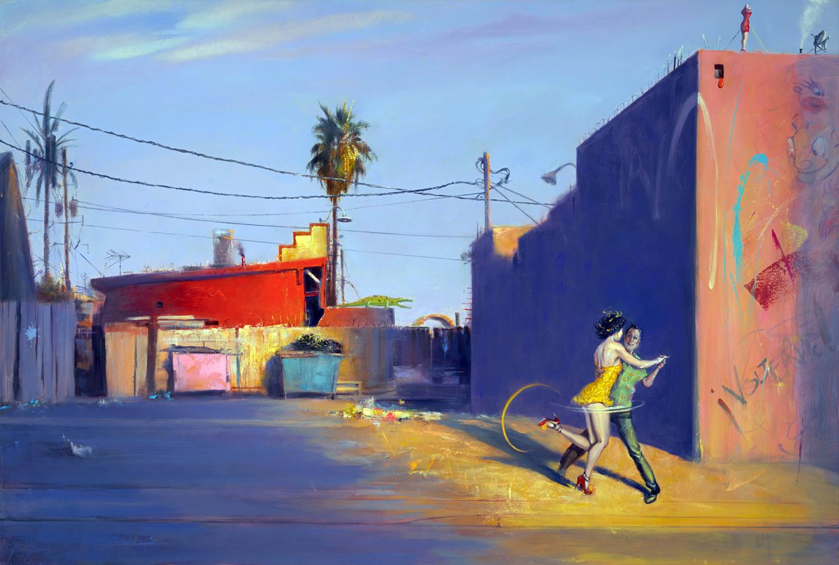 There is something so delightful and carefree about the couple stealing this back alley moment in David FeBland’s “Calypso,” it just sweeps us away.

Collect it now at x.co/9DFeBland

David FeBland
“Calypso”
Oil on canvas
38” x 56”

#9thegallery #davidfebland #artistsaz