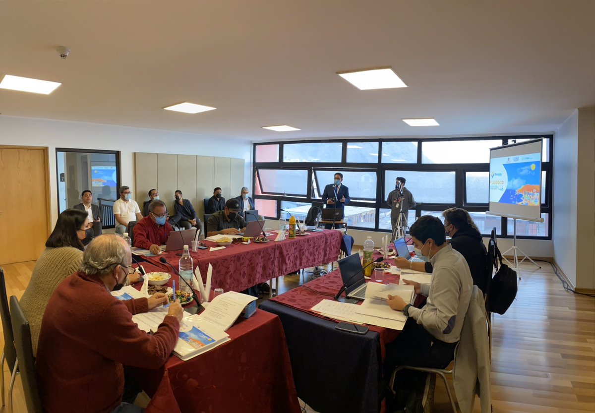 Ahora:Equipo de <a href="/Cyties/">Cyties</a> presentes en #Tocopilla, gestionando la aprobación del Plan de Desarrollo Comunal, Pladeco, instrumento de planificación ejecutado con el objetivo de promover el desarrollo económico, social y ambiental de la comuna.Trabajando por el progreso de la región