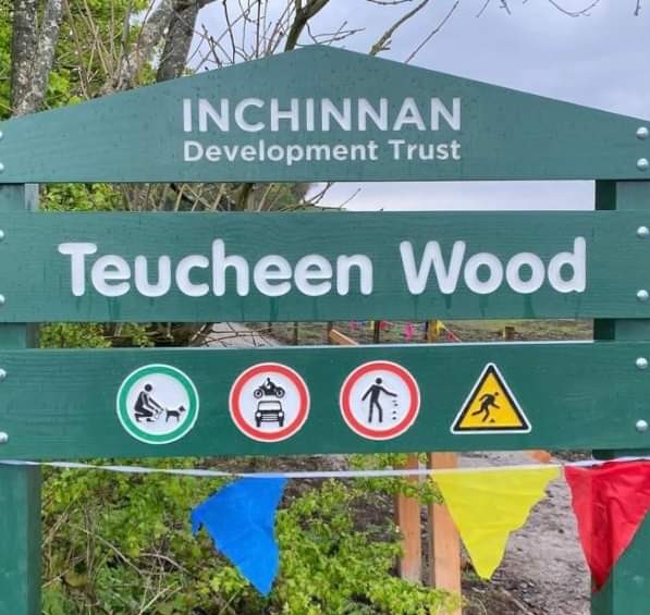 Good to catch up with the directors of @InchinnanT tonight. With a successful transfer of private woodland to the community opened.. Now transfer of a large playing field to be owned and managed with plans for upgrade and investment. A brilliant example of community empowerment.
