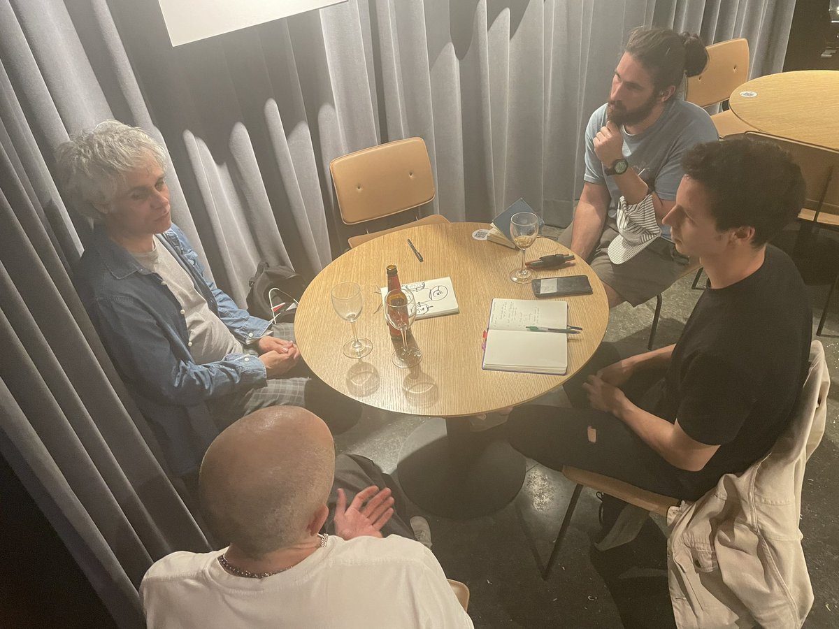 paullonch's tweet photo. Avui hem acabat un dia llarg amb una reunió de curro per dissenyar em Racó immersiu per a joves. Un moble que serà un instrument coll·lectiu (sàmpler, sinte, drum...). Amb Àlex Barrachina, 
Cap del departament de Tecnologies i Gestió de la Música de l'ESMUC... https://t.co/u7uKS0OzOV