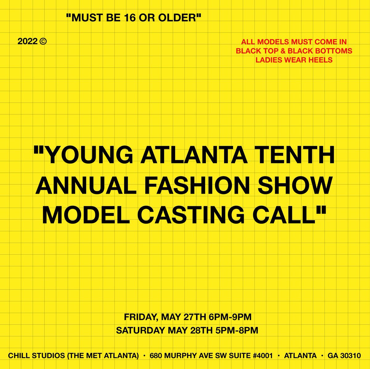 YoungAtlanta13's tweet photo. Year 10! Here’s your chance to be apart and let’s have some fun ⚠️✨©™️ https://t.co/asFlmwRYkJ