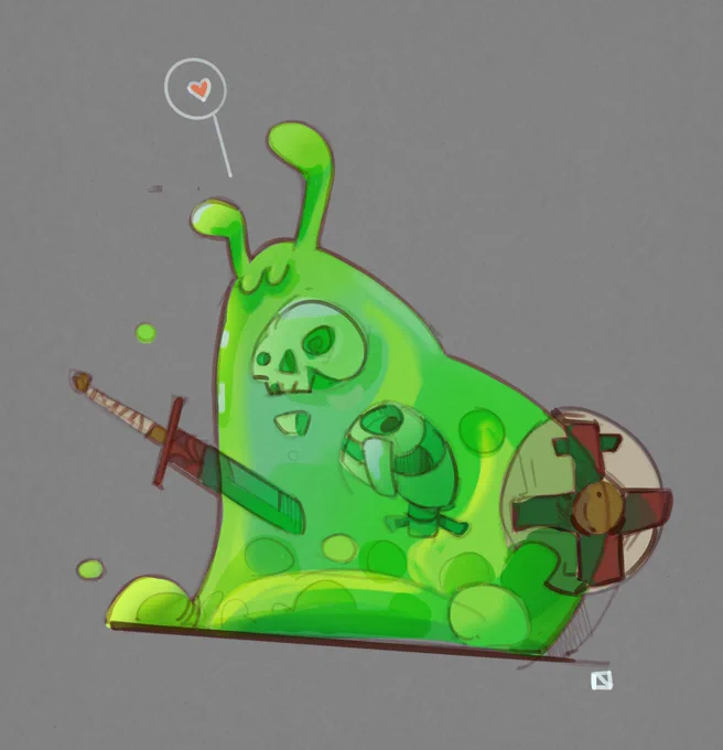 Slimes everyone's favourite flesh dissolver 