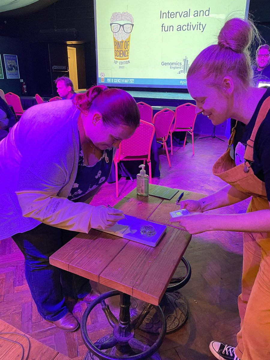 lssibley's tweet photo. Great virus chat tonight guys - love the use of Lego to describe variants!#salisbury @pintofscience @asherichia https://t.co/PyJgadAcSe