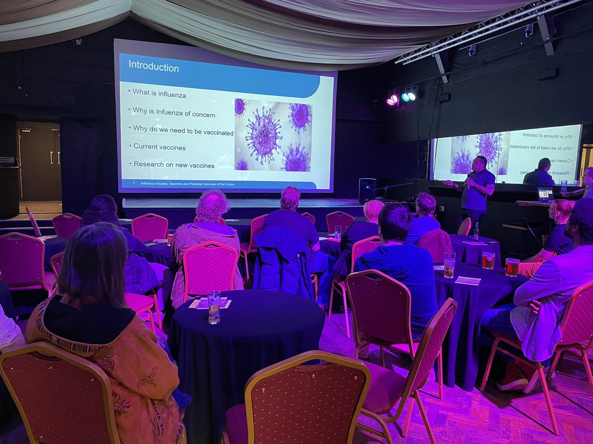 lssibley's tweet photo. Great virus chat tonight guys - love the use of Lego to describe variants!#salisbury @pintofscience @asherichia https://t.co/PyJgadAcSe