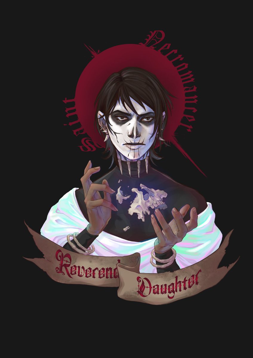 And it’s done! Both available on my Redbubble ~ 
#TheLockedTomb #HarrowtheNinth #GideonTheNinth #ReverendDaughter