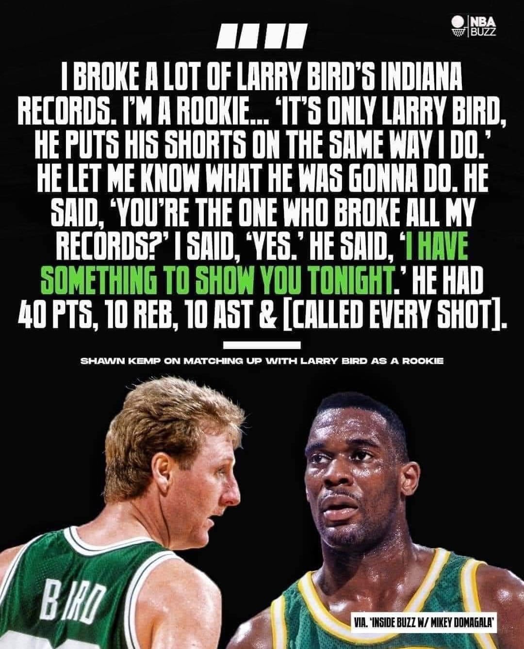 Larry Bird's NBA pet peeves: The baggy shorts hanging down, I have a  problem with that, Basketball Network