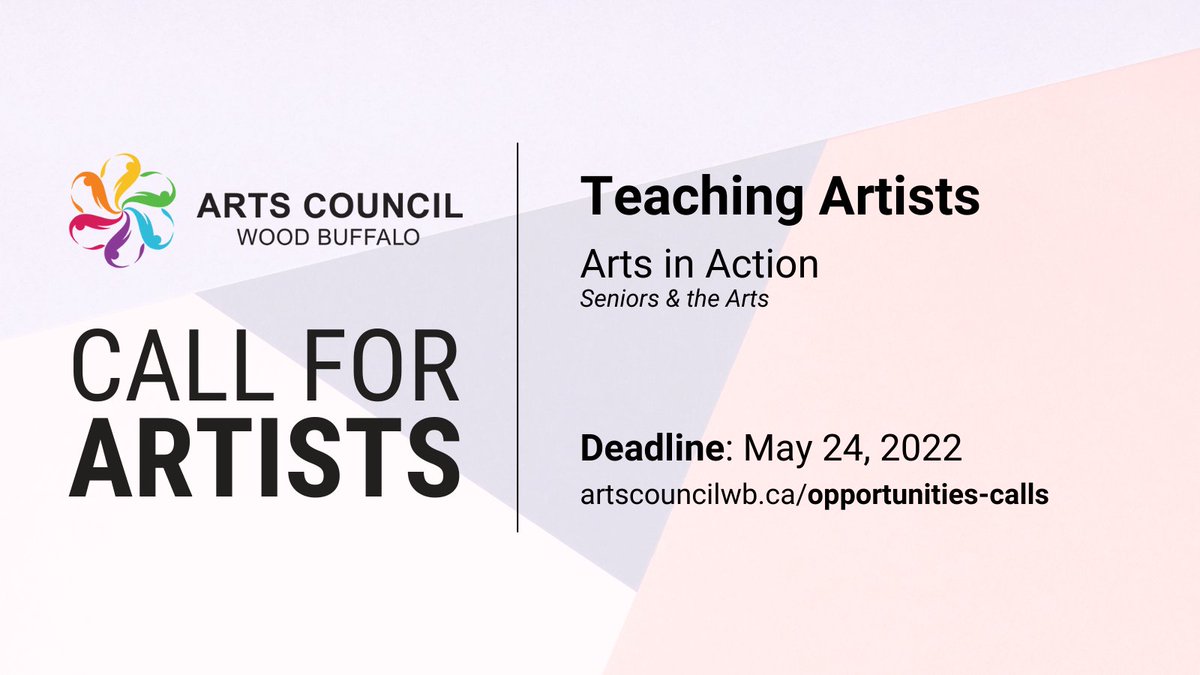 ArtsCouncilWB's tweet photo. We are looking for Teaching Artists that will engage Seniors or Elders in a workshop and mentor young artists (aged 17-24) through the development of their workshop series! For more info visit https://t.co/mblNn1CNQl #YMMarts #ACWBeCreative https://t.co/AGHzlMlLT4