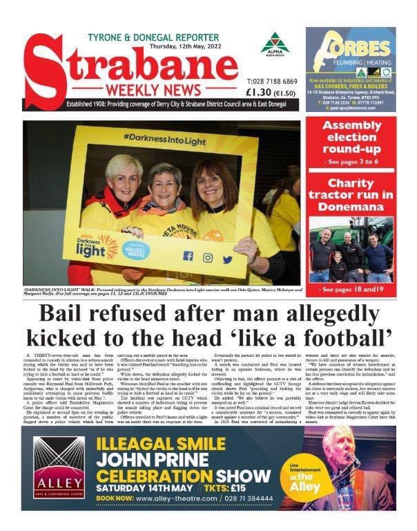 StrabaneDil's tweet photo. Tomorrow’s @StrabaneWeekly - great coverage by @UlsterImage Jonny Collins of our event at the weekend. https://t.co/TfkzVzO3nU