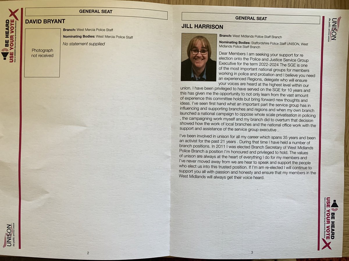 jch2078's tweet photo. Postal votes have arrived please make sure you vote for #vote4JillSGE #integrity #experience #membersvoice https://t.co/Sq523Wv8xV