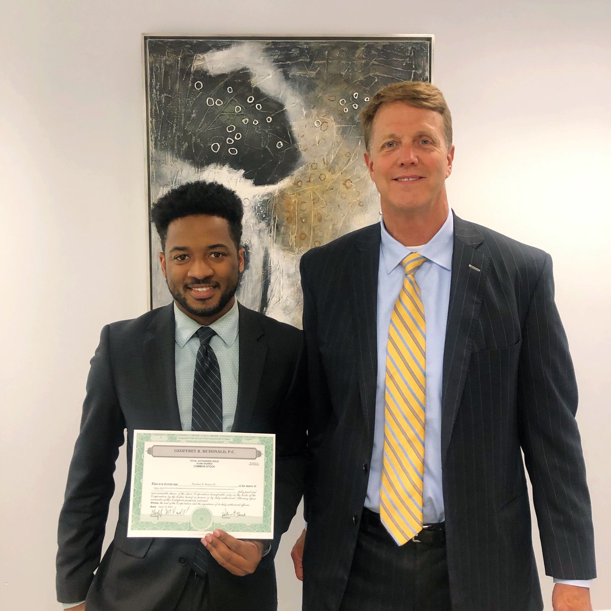 McDonaldInjury's tweet photo. Congratulations to Theodore Briscoe III for becoming the newest shareholder in Geoff McDonald & Associates! Theo is a personal injury attorney at GMA and today we celebrate his big step forward!
#gma #rva #richmondva #virginiaattorney #virginialawyer #rvabusiness #rvacommunity https://t.co/5xT4S9eDbF