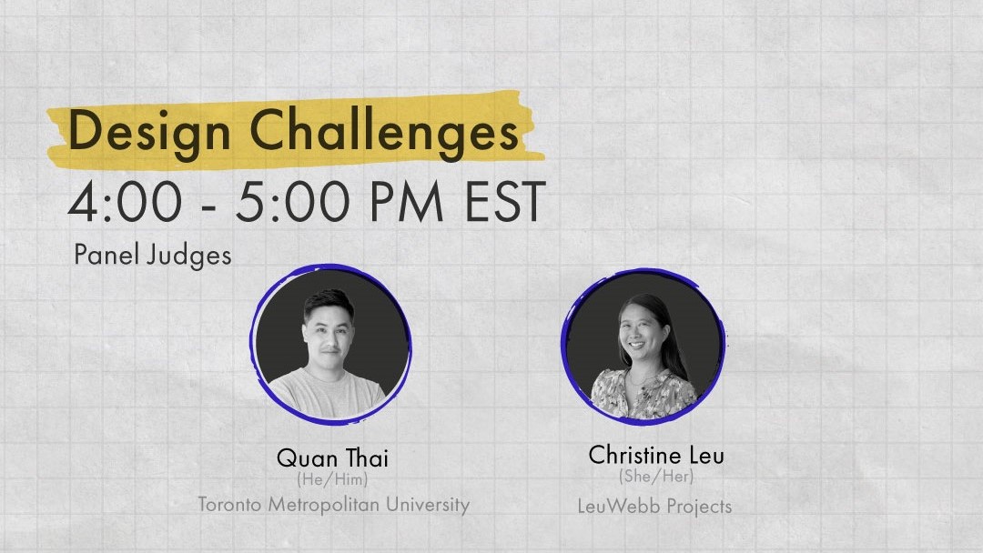 sid_tmu's tweet photo. @sid_tmu's Year End Show, Un/Filtered Day 2: Design Challenges: Join us for design related games including: Guess Who/What, Ultimate Collage, &amp; Plan Attack with judges Quan Thai &amp; Christine Leu. Saturday, May 14 4:00-5:00 PM EST. Register here: https://t.co/IQyUXzgAfP https://t.co/foSY2w92f9