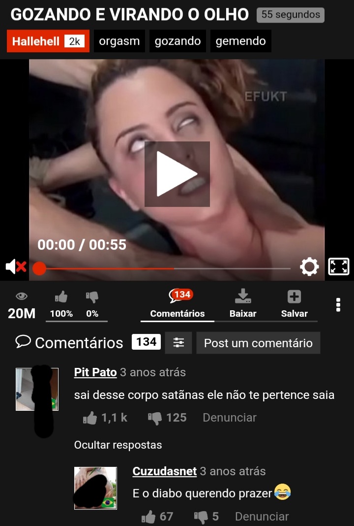 HumorXvideos's tweet photo. Saia desse corpo que não te pertence kkk
#humorbrasil #humor #sexoévida #zueira
#zuera #zuando #rirpranaochorar
#comedia #safadeza #sexo https://t.co/IhEK1y7gGG