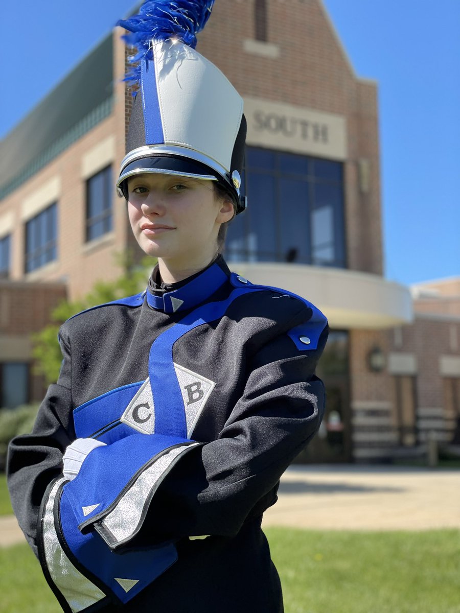 CBSouthBands's tweet photo. Meet the Drum Majors. We are looking forward to Sarah, Drew, and Ally leading us on the field this fall. Meet them tonight at our interest meeting! @CBSouthHS @CBSDSchools https://t.co/3gw19fvD77