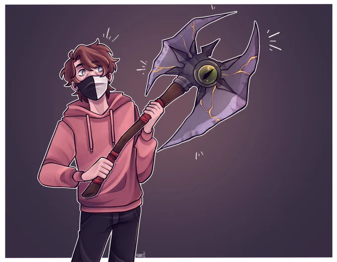 THE AXE 
-
#ranboofanart 