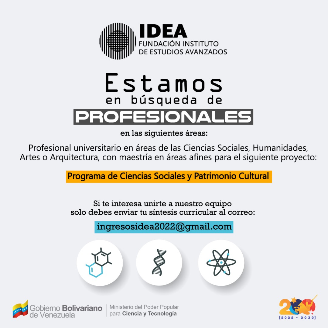 aveb_ve's tweet photo. ¡Atentos! Estamos en búsqueda de profesionales 🧑‍🎓🧑‍🎓 https://t.co/oYeFm9Vkf0