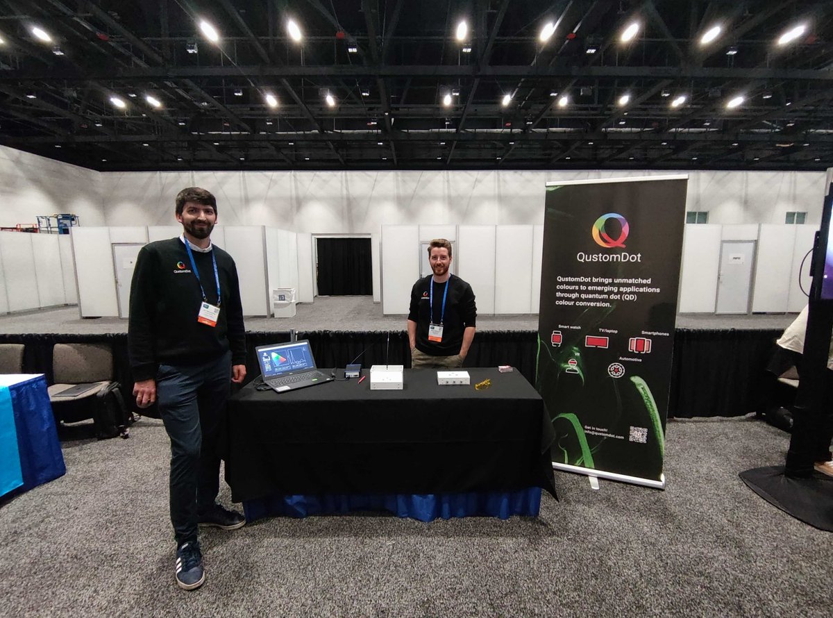Come and visit our Quantum Dot color conversion demo at @DisplayWeek's I-Zone until Thursday!