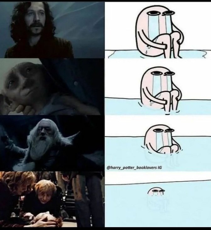 ExpHogwartsBr's tweet photo. 😭 Ser fã de Harry Potter é difícil as vezes https://t.co/yXuA3kKJPt
