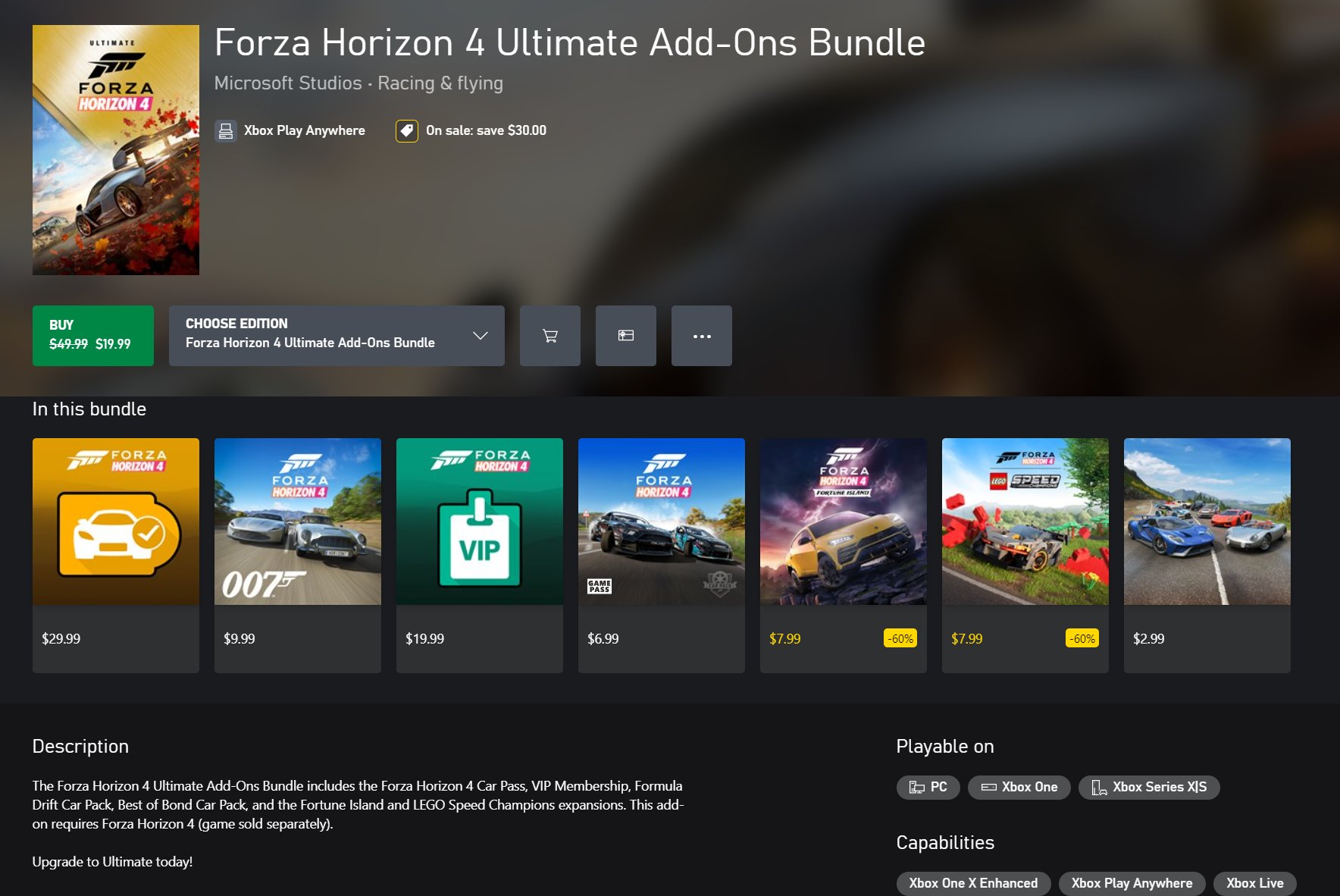 Bond Cars In Forza Horizon 4 Ultimate Edition
