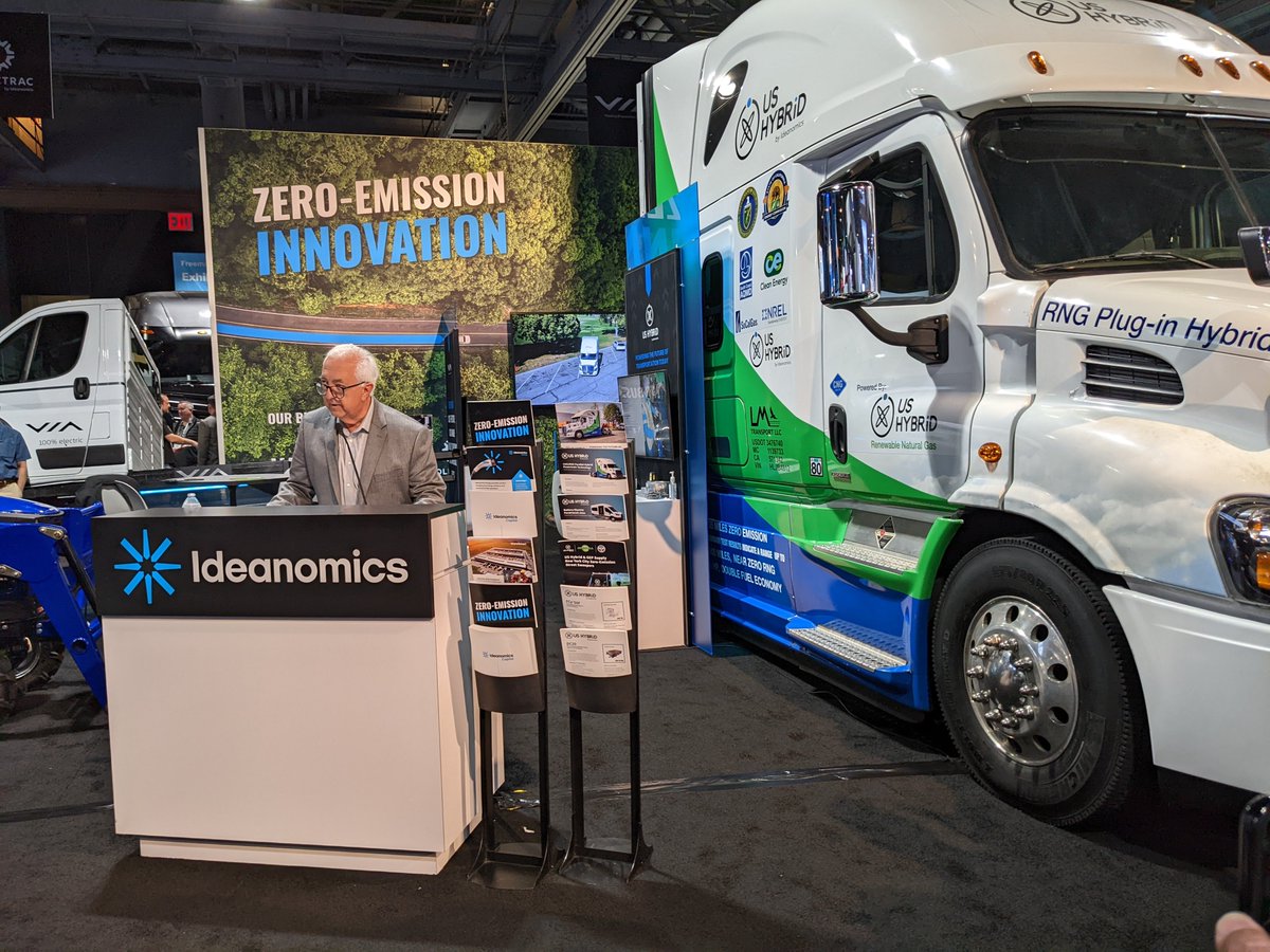 Announcing a new milestone for compressed natural gas (CNG) vehicle conversion and integration, @USHybrid says it's achieved an industry-first vehicle-to-vehicle (V2V) charging system for its CNG tractors that would allow them to 'top off' EVs of all sizes in an emergency.