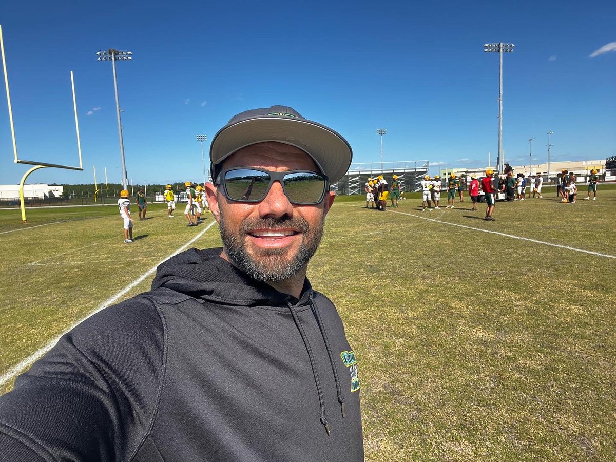 pastorLA1979's tweet photo. So good to be back out there with the boys. CCHS Football is back. Putting in the work. Attack the Day!! @StayHowlin @CCHS_Sport @TheCoyoteWay #springfootball #atd #cchscoyotes #stayhowlin https://t.co/eGiippOoKE